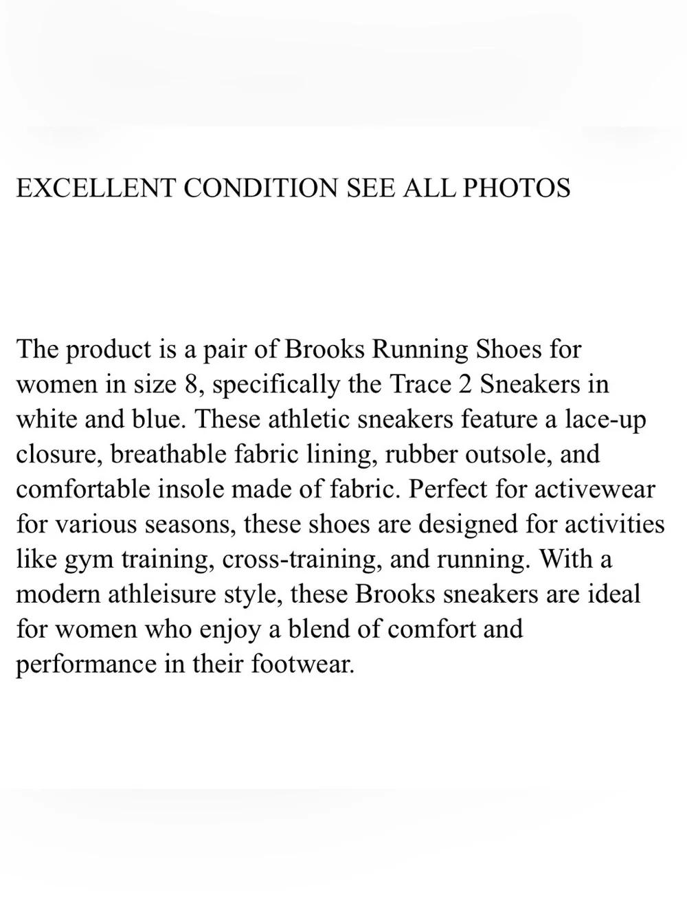 Brooks Trace 2 Women’s Running Athletic Shoes 8 - Picture 7 of 9